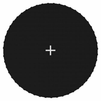 Springmat voor 10 feet/3,05 m ronde trampoline stof zwart