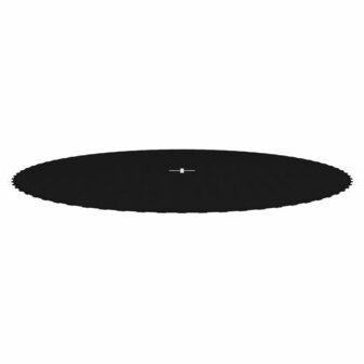 Springmat voor 13 feet/3,96 m ronde trampoline stof zwart