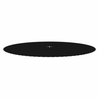 Springmat voor 15 feet/4,57 m ronde trampoline stof zwart