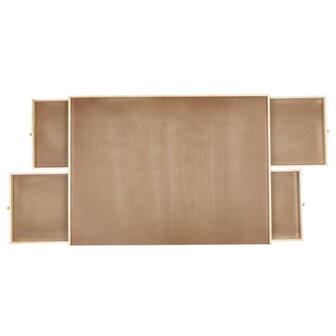 Puzzeltafel met 4 lades 76x57x4,5 cm hout