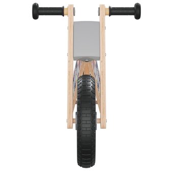 Loopfiets voor kinderen grijs met print