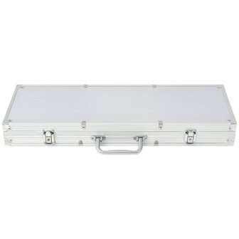Pokerset met 500 chips aluminium