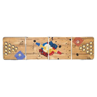 Bierpongtafel inklapbaar 240x60x55 cm MDF en aluminium
