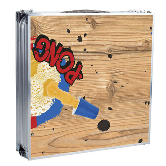 Bierpongtafel inklapbaar 240x60x55 cm MDF en aluminium