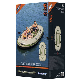Hydro-Force Opblaasboot Voyager 500 348x141 cm