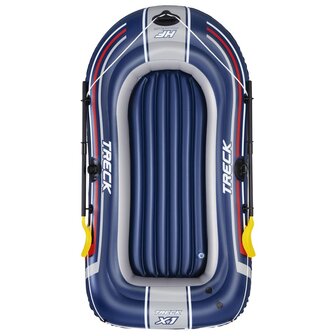 Hydro-Force Opblaasboot met pomp en roeispanen blauw