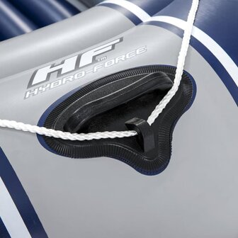 Hydro-Force Opblaasboot met pomp en roeispanen blauw