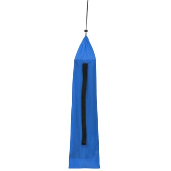 Campingbed 180x60x19 cm oxford stof en staal blauw