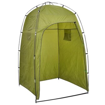 Kampeertoilet met tent draagbaar 10 + 10 L