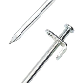 Tentharingen 24 st 8 mm 30 cm gegalvaniseerd staal
