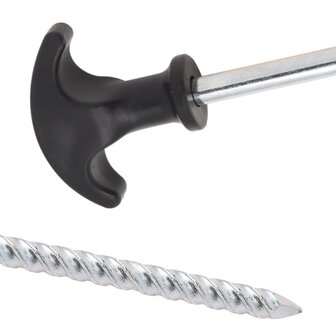 Tentharingen 24 st &Oslash;7 mm 30 cm gegalvaniseerd staal