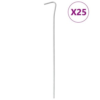 Tentharingen 25 st &Oslash;3 mm 23 cm gegalvaniseerd staal