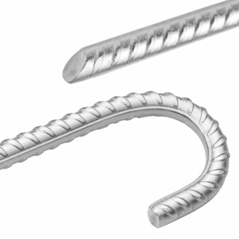 Tentharingen 12 st &Oslash;12 mm 41,5 cm gegalvaniseerd staal