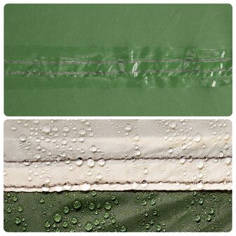 Windscherm camping waterdicht 366x152x152 cm groen