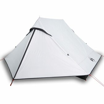 Tent 2-persoons waterdicht verduisterend stof wit