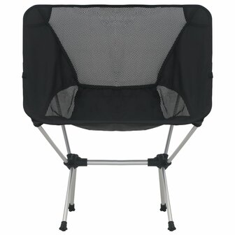 Campingstoelen 2 st met draagtas 54x50x65 cm aluminium