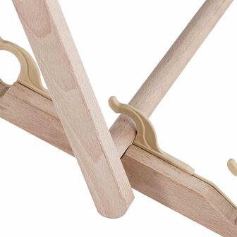 Strandstoel Demi 55x90x87 cm hout grijs