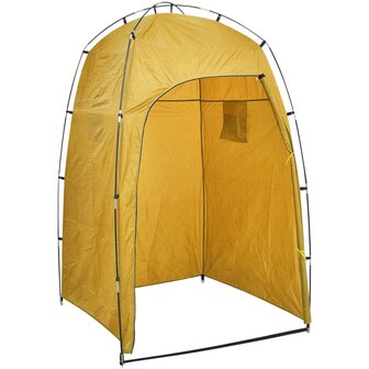 Kampeertoilet met tent draagbaar 10 + 10 L