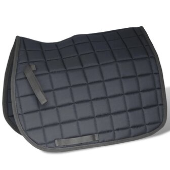Echt lederen paardrijzadel 16&amp;quot; 14 cm (5-in-1 set, zwart)