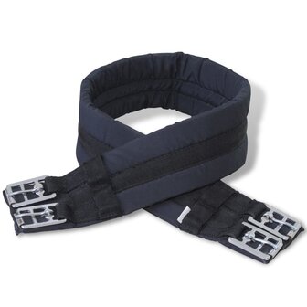 Echt lederen paardrijzadel 17,5&amp;quot; 18 cm (5-in-1 set, zwart)