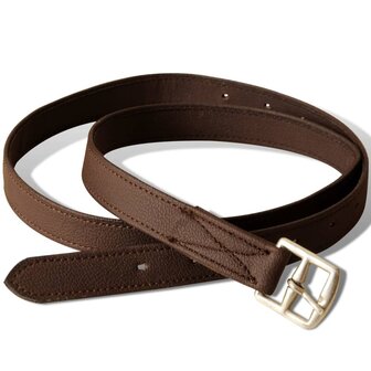 Echt lederen paardrijzadel 16&amp;quot; 14 cm (5-in-1 set, bruin)