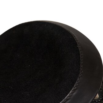 Western zadel, hoofdstel en borstriem 16&amp;quot; echt leer zwart