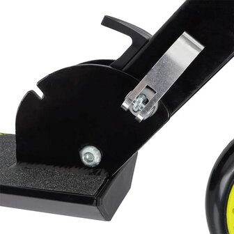Step inklapbaar met voetrem zwart en limekleurig
