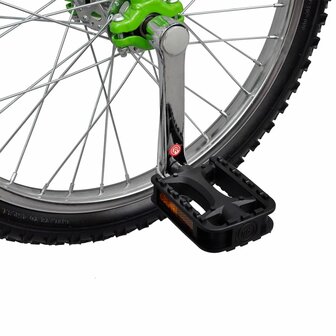 Eenwieler verstelbaar 20 inch groen