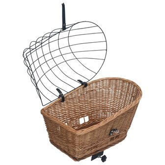 Fietsmand voor bagagedrager 55x31x36 cm natuurlijk wilgen