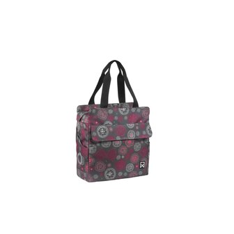 Fietstas Cosmos 15 L grijs en rood
