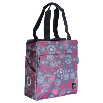 Fietstas Cosmos 15 L grijs en rood