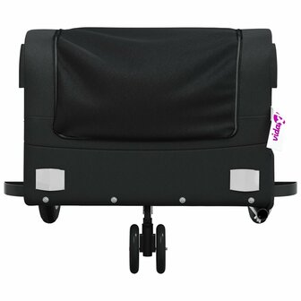 Fietstrailer 30 kg ijzer zwart