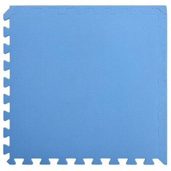 Vloermatten 12 st 4,32 ㎡ EVA-schuim blauw
