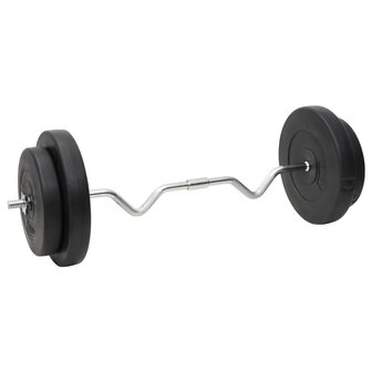 Halterset met gewichten 90 kg