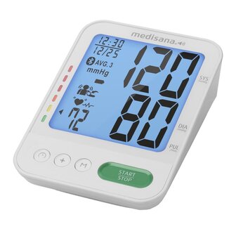 Bloeddrukmeter met spraakfunctie BU 586 voice bovenarm wit