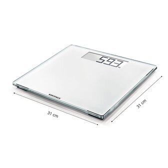 Personenweegschaal Style Sense Comfort 100 180 kg wit 63853