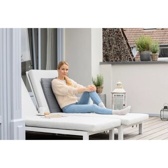 Rugwarmtekussen voor buiten OL 750 grijs
