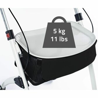 Rollator voor binnen Pit antracietkleurig
