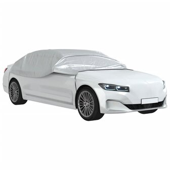 Autohoes half met haken M zilverkleurig