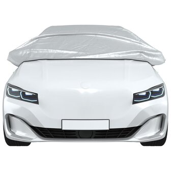 Autohoes half met haken M zilverkleurig