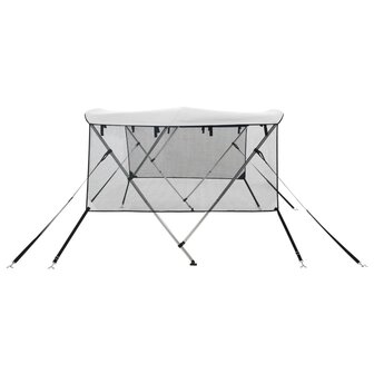 Biminitop 3 bogen met mesh zijwanden 183x(185-198)x137 cm