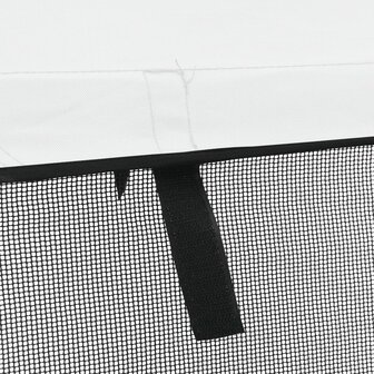 Biminitop 3 bogen met mesh zijwanden 183x(185-198)x137 cm