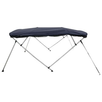 Biminitop 4 bogen met mesh zijwanden 243x(185-198)x137 cm