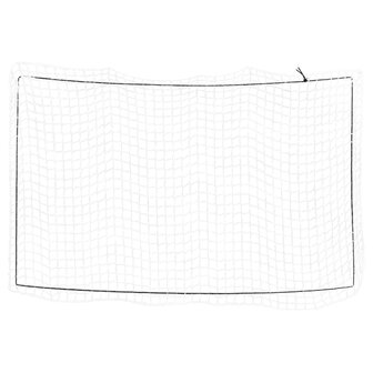 Aanhangwagennet elastisch touw 6x3,5 m polypropeen wit