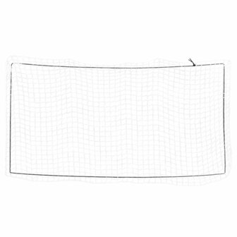 Aanhangwagennet elastisch touw 7x3,5 m polypropeen wit