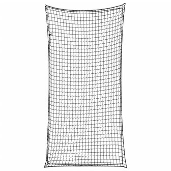 Aanhangwagennet elastisch touw 6x3 m polypropeen zwart