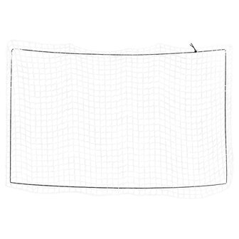 Aanhangwagennet elastisch touw 4x2,5 m polypropeen wit
