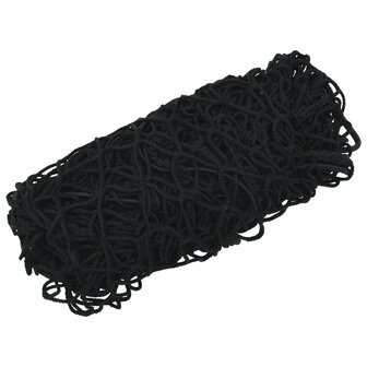 Aanhangwagennet elastisch touw 4x4 m polypropeen zwart