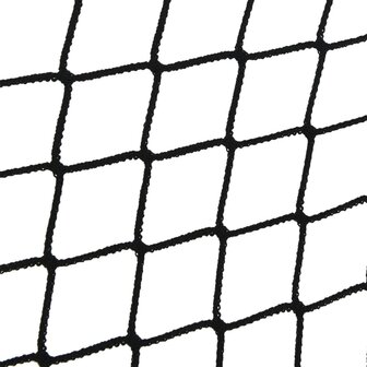 Aanhangwagennet elastisch touw 4x4 m polypropeen zwart