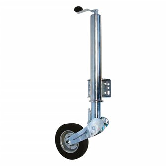 Aanhangwagenkrik met rubberen wiel 200x60 mm 250 kg